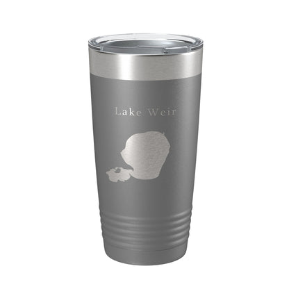 Lake Weir Map Tumbler Travel Mug Insulated Laser Engraved Coffee Cup Florida 20 oz-16