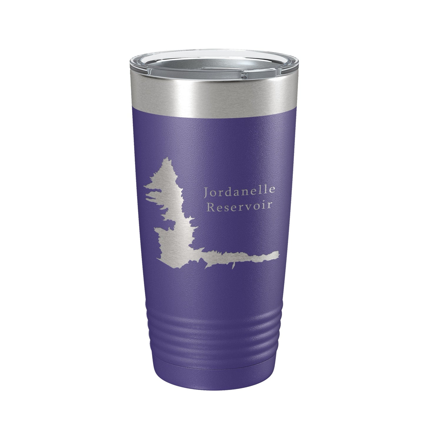 Jordanelle Reservoir Tumbler Lake Map Travel Mug Insulated Laser Engraved Coffee Cup Utah 20 oz-15