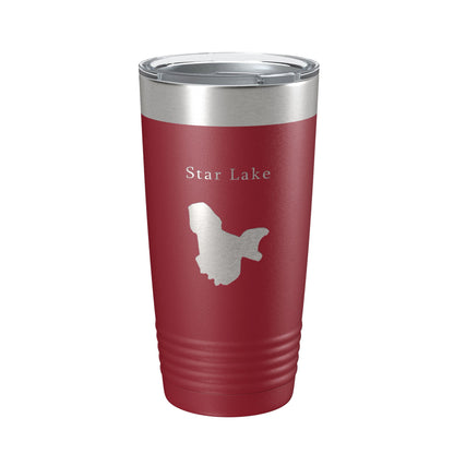 Star Lake Map Tumbler Travel Mug Insulated Laser Engraved Coffee Cup Putnam County Florida 20 oz-18