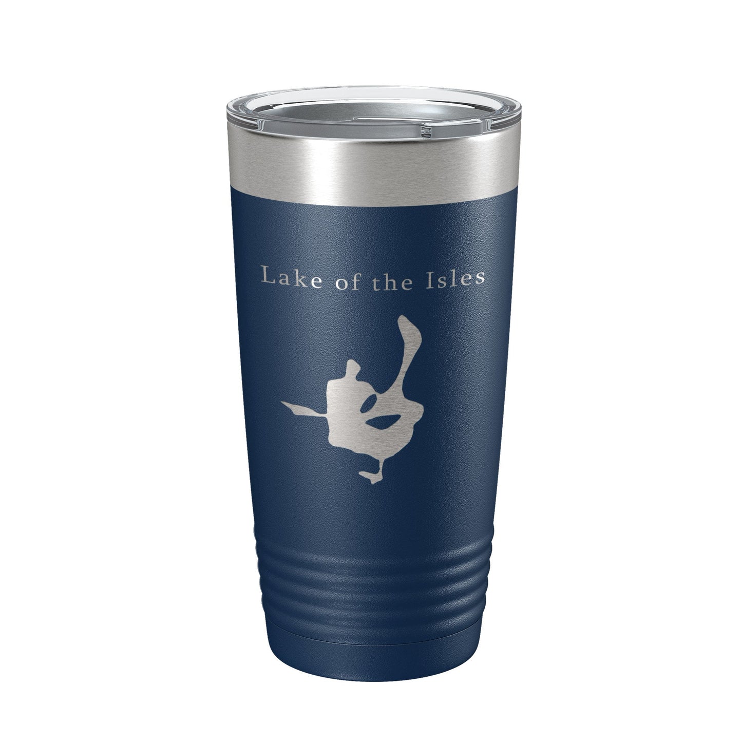 Lake of the Isles Map Tumbler Travel Mug Insulated Laser Engraved Coffee Cup Minneapolis Minnesota 20 oz-2