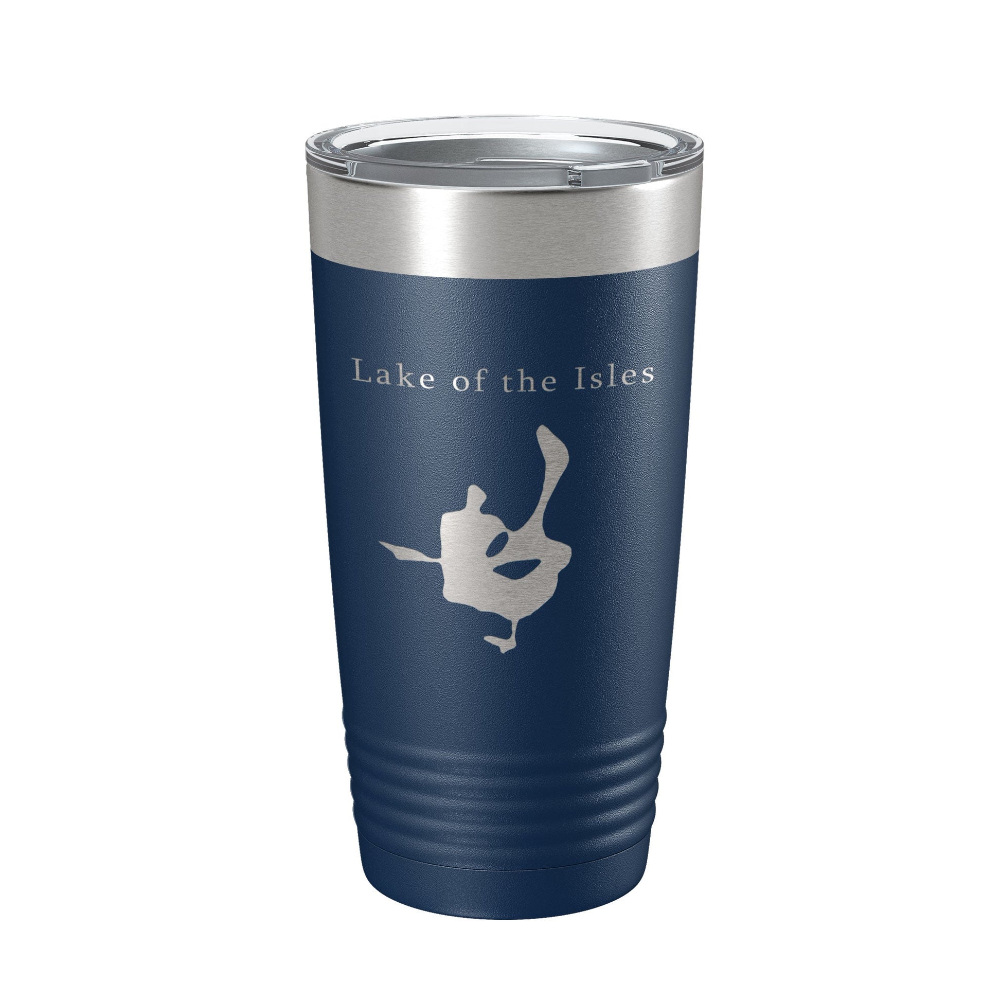 Lake of the Isles Map Tumbler Travel Mug Insulated Laser Engraved Coffee Cup Minneapolis Minnesota 20 oz-2