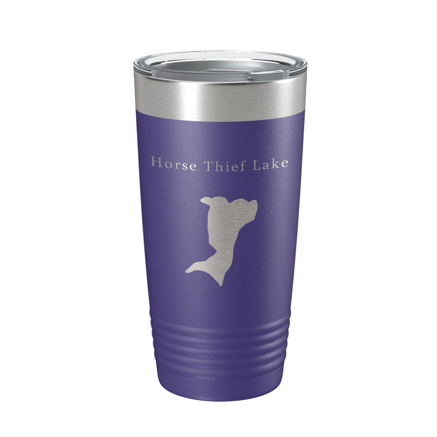 Horse Thief Lake Map Tumbler Travel Mug Insulated Laser Engraved Coffee Cup South Dakota 20 oz-15