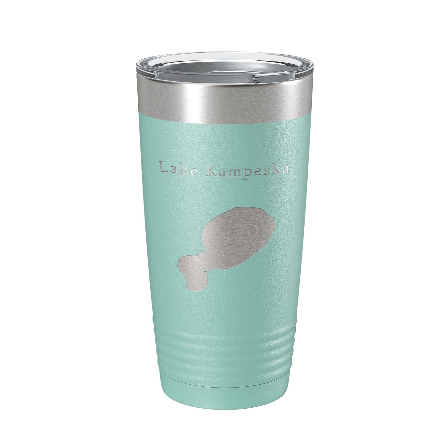 Lake Kampeska Map Tumbler Travel Mug Insulated Laser Engraved Coffee Cup South Dakota 20 oz-12