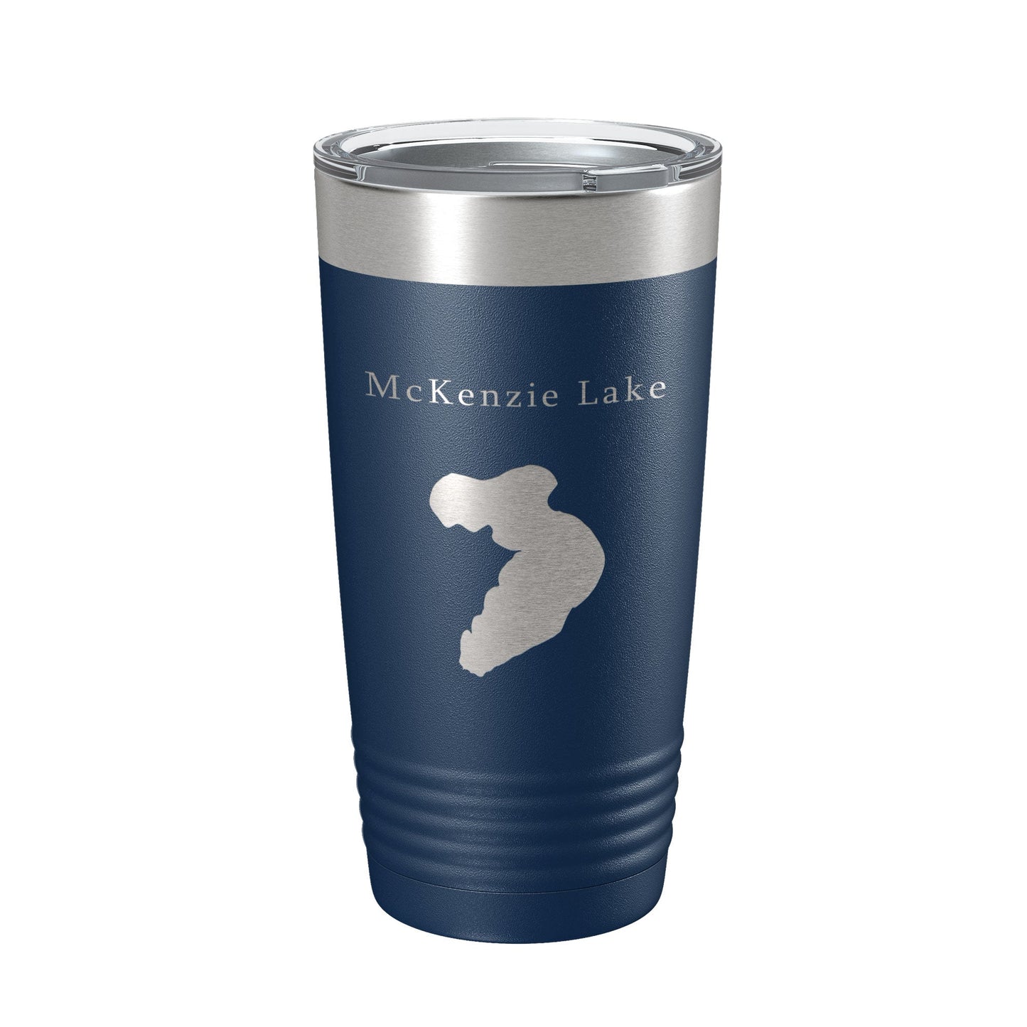 McKenzie Lake Map Tumbler Travel Mug Insulated Laser Engraved Coffee Cup Wisconsin 20 oz-2