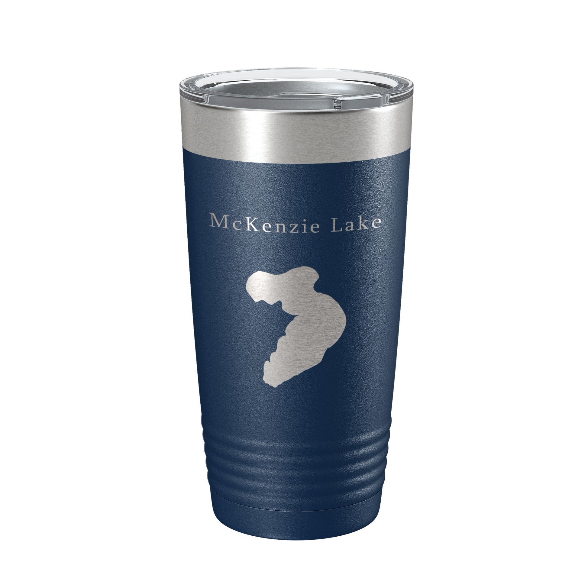 McKenzie Lake Map Tumbler Travel Mug Insulated Laser Engraved Coffee Cup Wisconsin 20 oz-2