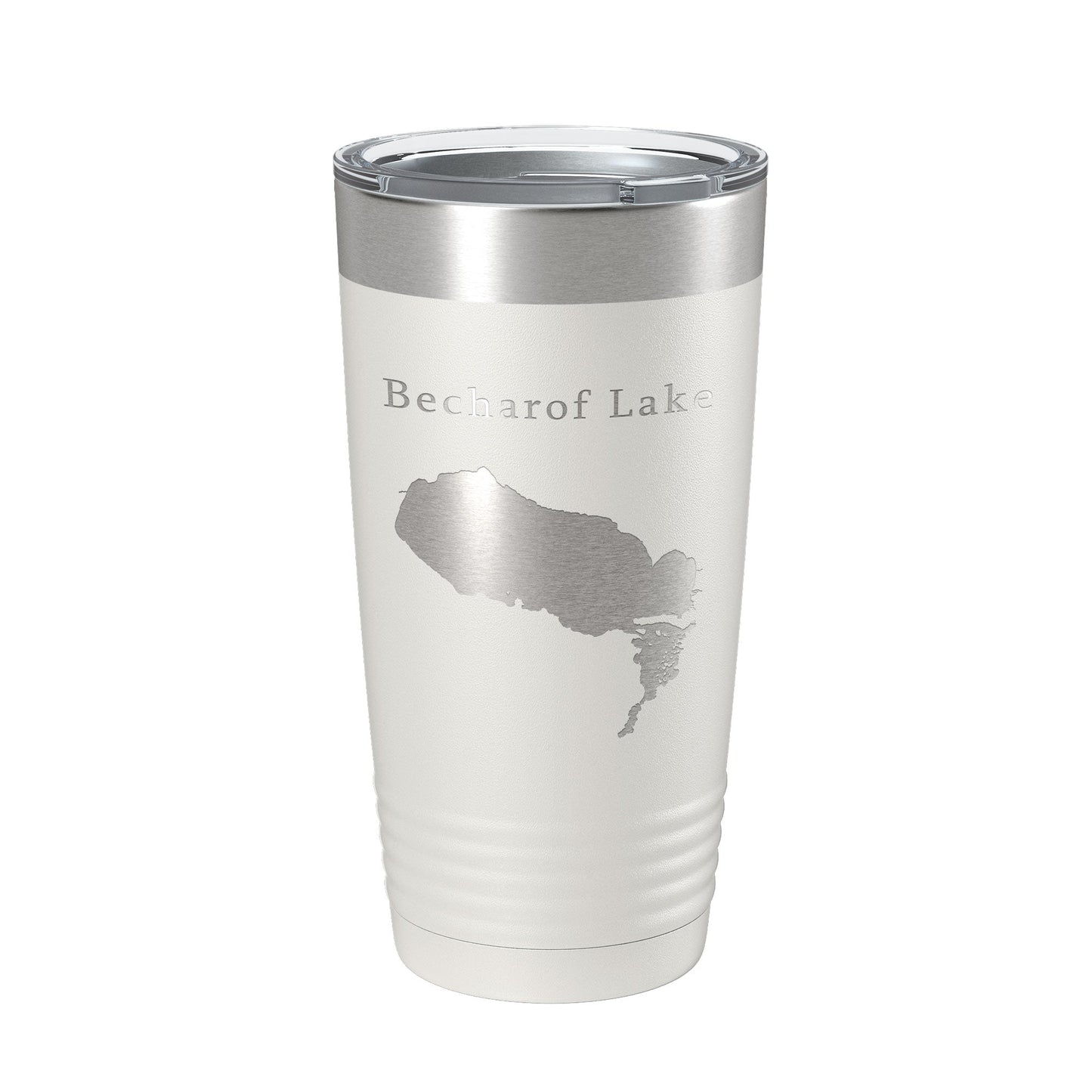 Becharof Lake Map Tumbler Travel Mug Insulated Laser Engraved Coffee Cup Alaska 20 oz-1
