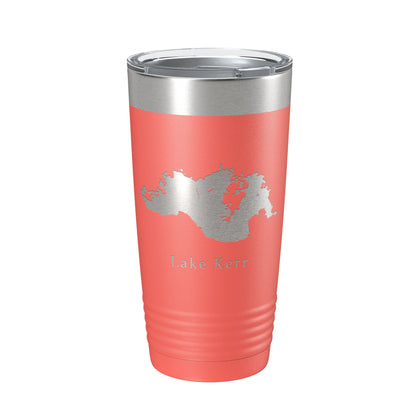 Lake Kerr Map Tumbler Travel Mug Insulated Laser Engraved Coffee Cup Florida 20 oz-20