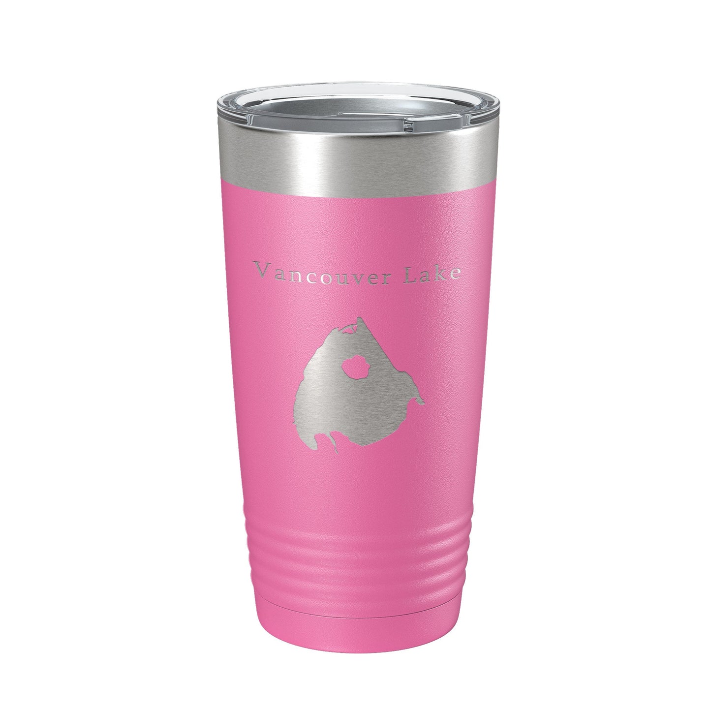 Vancouver Lake Map Tumbler Travel Mug Insulated Laser Engraved Coffee Cup Washington 20 oz-11