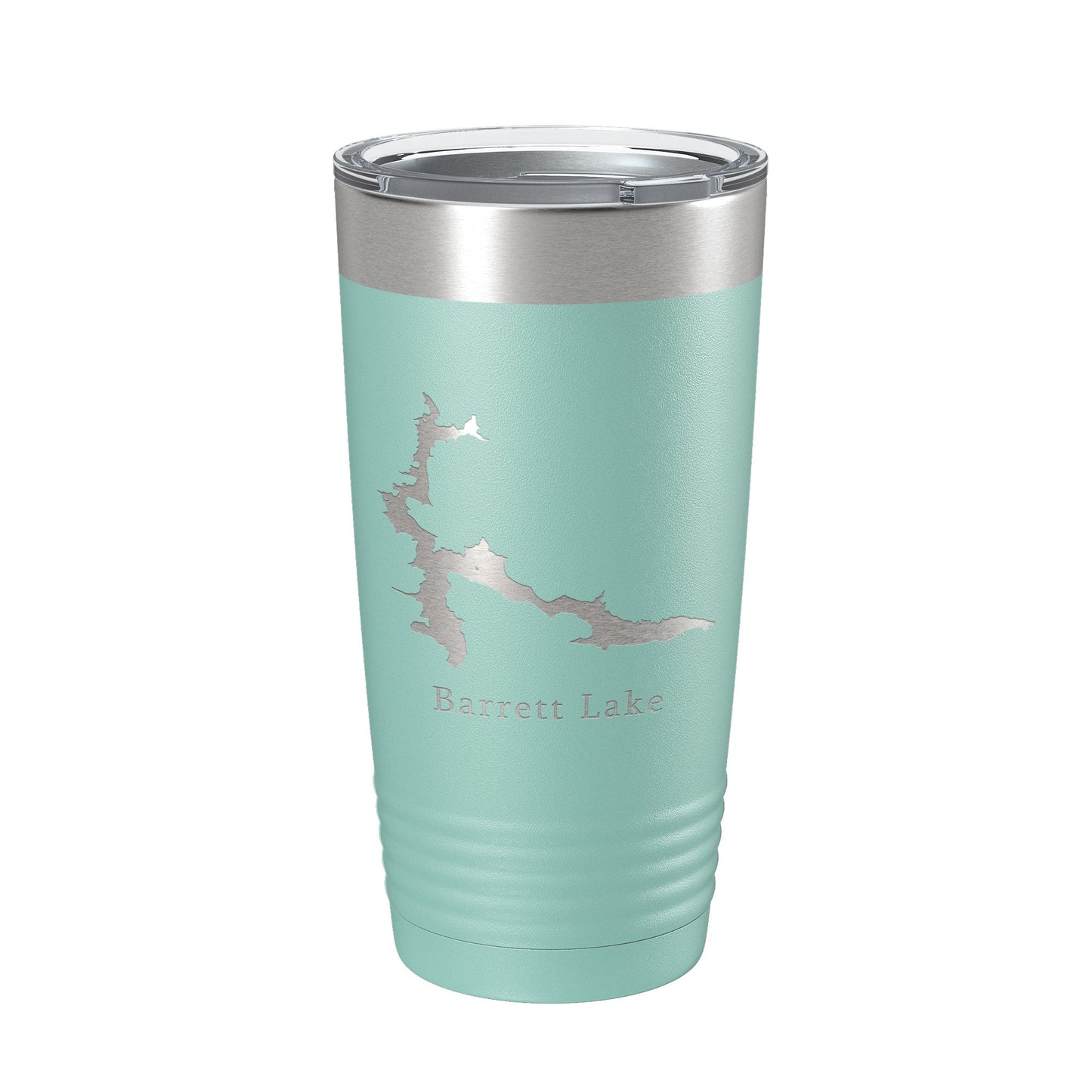 Barrett Lake Map Tumbler Travel Mug Insulated Laser Engraved Coffee Cup California 20 oz-12