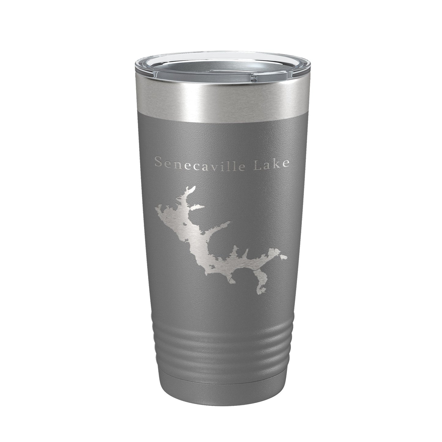 Senecaville Lake Map Tumbler Travel Mug Insulated Laser Engraved Coffee Cup Ohio 20 oz-16