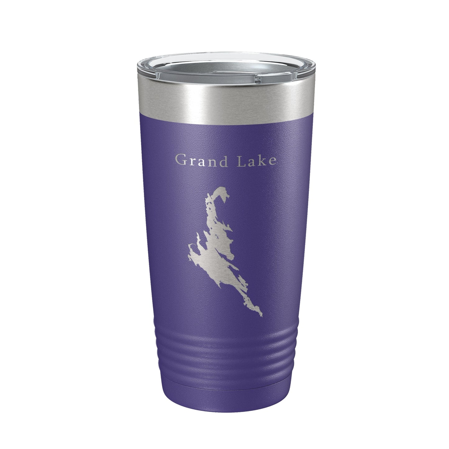 Grand Lake Map Tumbler Travel Mug Insulated Laser Engraved Coffee Cup Maine 20 oz-15