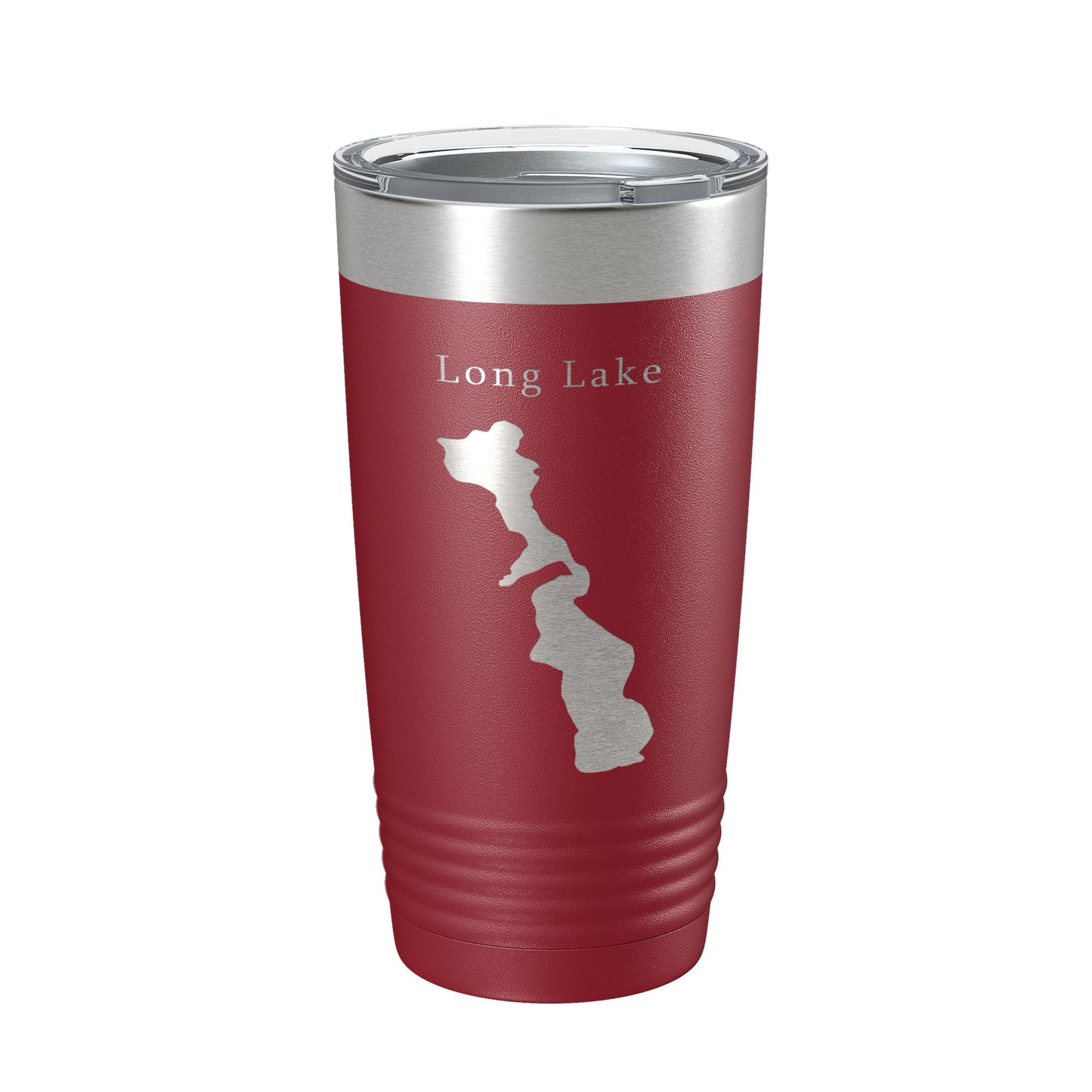 Long Lake Map Tumbler Travel Mug Insulated Laser Engraved Coffee Cup Minneapolis St. Paul Minnesota 20 oz-18