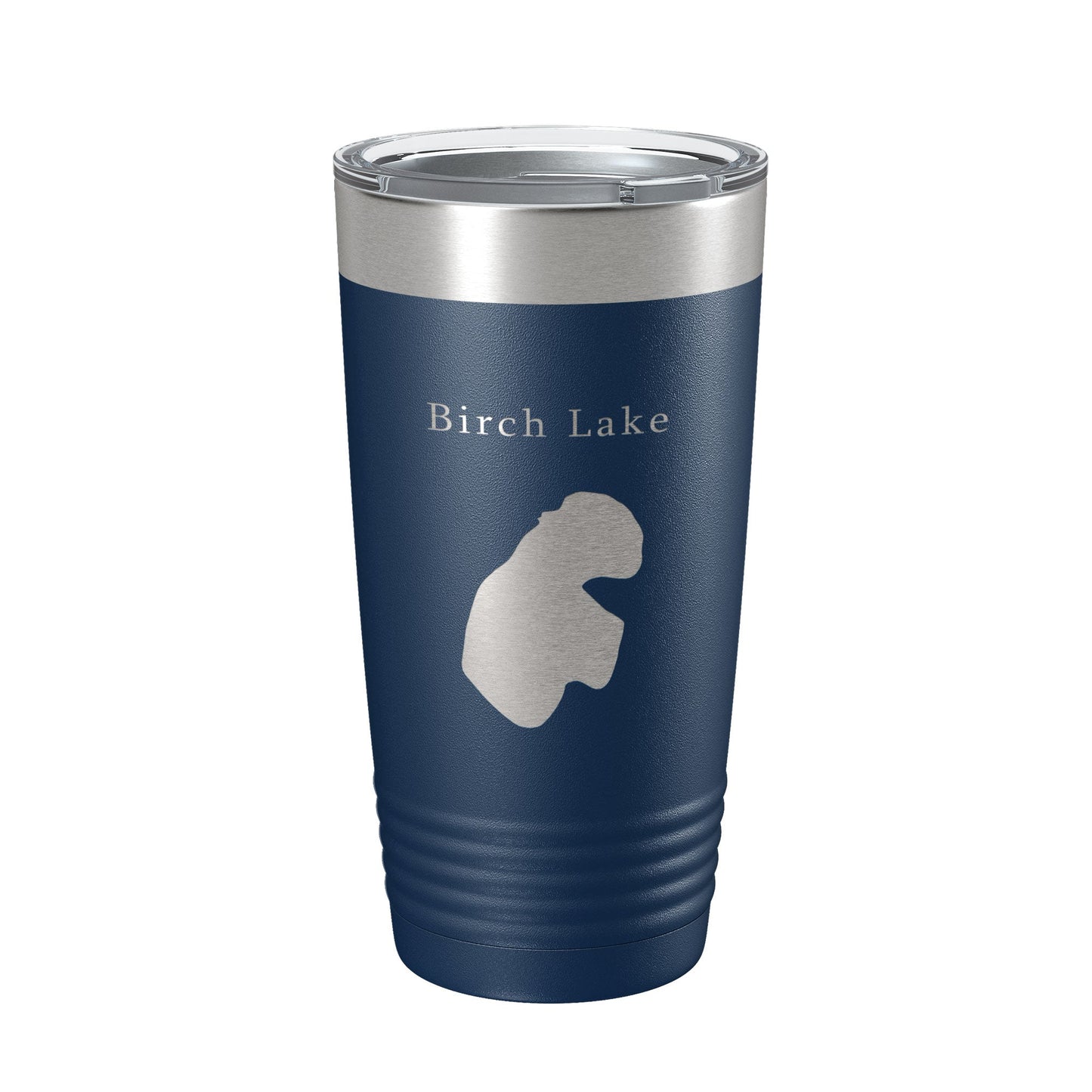 Birch Lake Map Tumbler Travel Mug Insulated Laser Engraved Coffee Cup Alaska 20 oz-8
