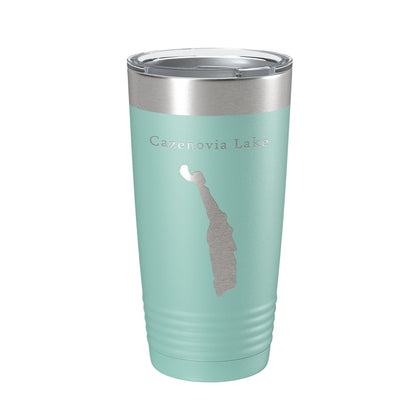 Cazenovia Lake Map Tumbler Travel Mug Insulated Laser Engraved Coffee Cup New York 20 oz-12