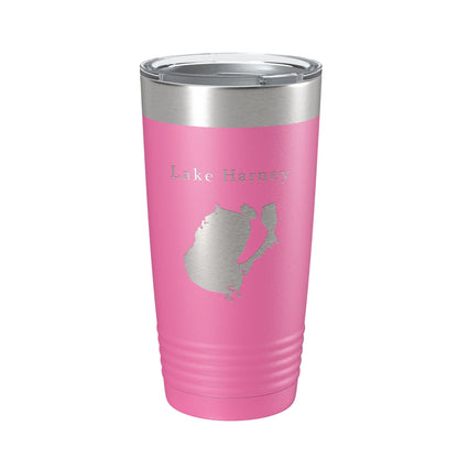 Lake Harney Map Tumbler Travel Mug Insulated Laser Engraved Coffee Cup Florida 20 oz-11