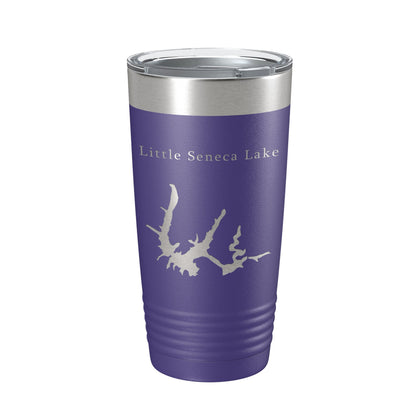 Little Seneca Lake Map Tumbler Travel Mug Insulated Laser Engraved Coffee Cup Maryland 20 oz-15