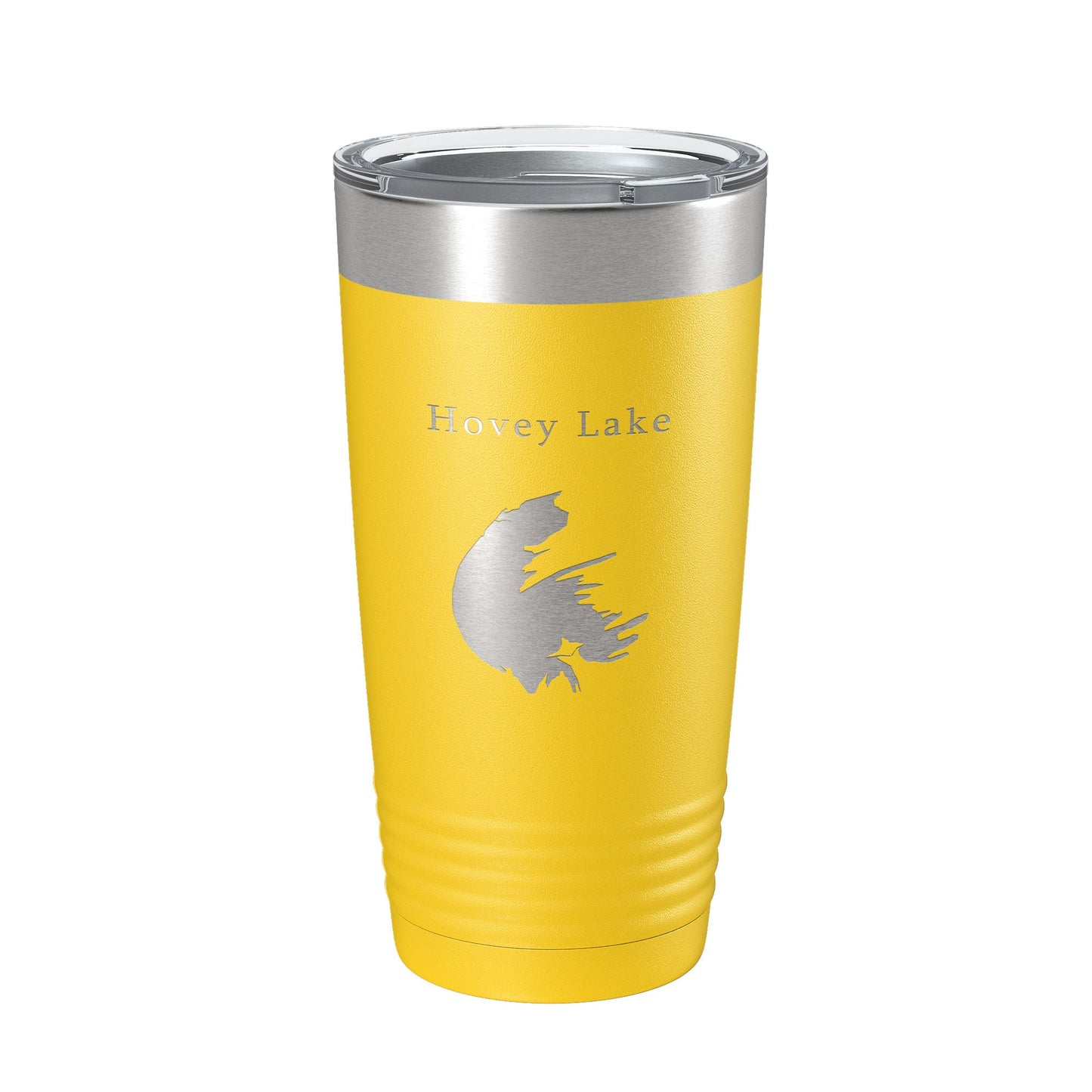 Hovey Lake Map Tumbler Travel Mug Insulated Laser Engraved Coffee Cup Ohio River Indiana 20 oz-4