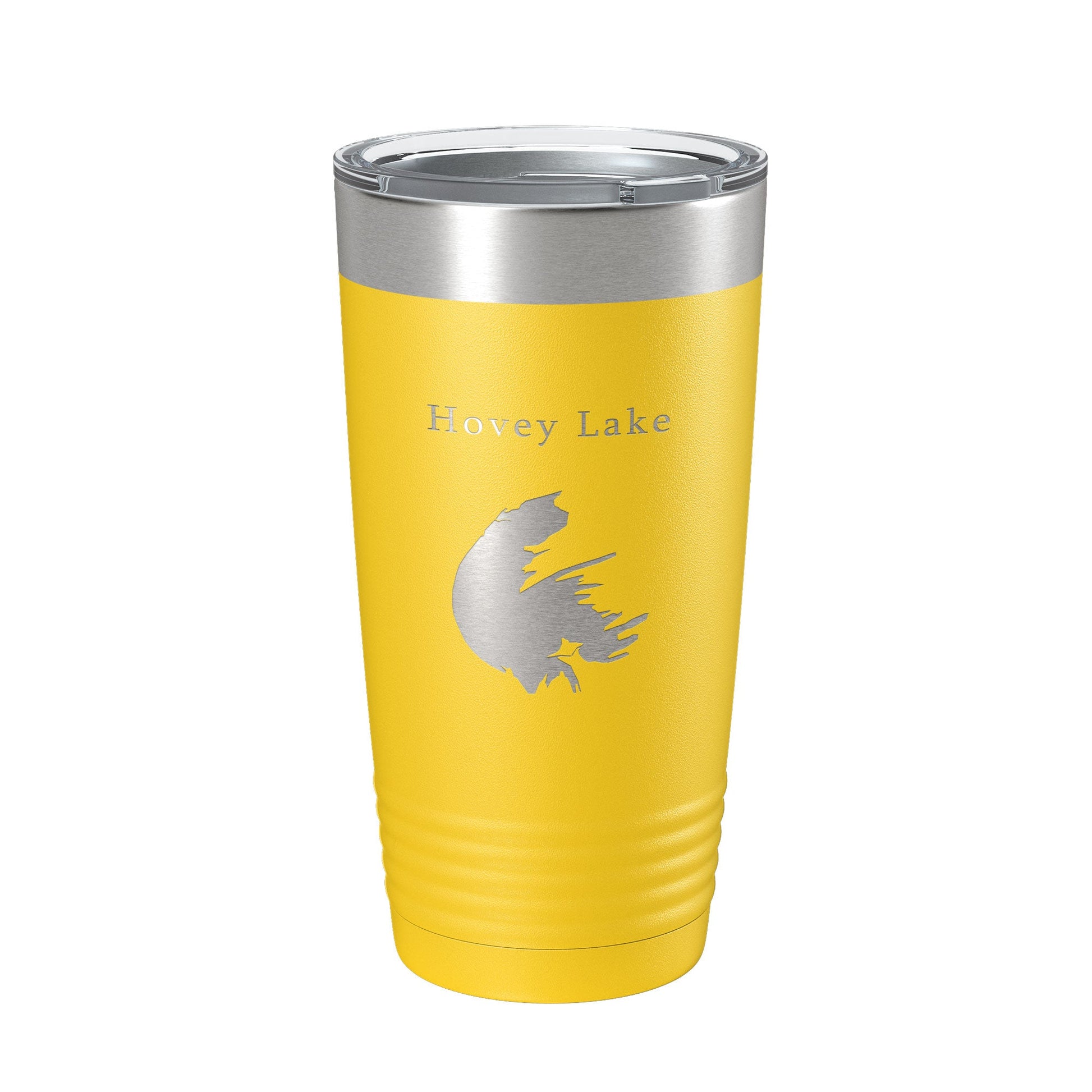 Hovey Lake Map Tumbler Travel Mug Insulated Laser Engraved Coffee Cup Ohio River Indiana 20 oz-4
