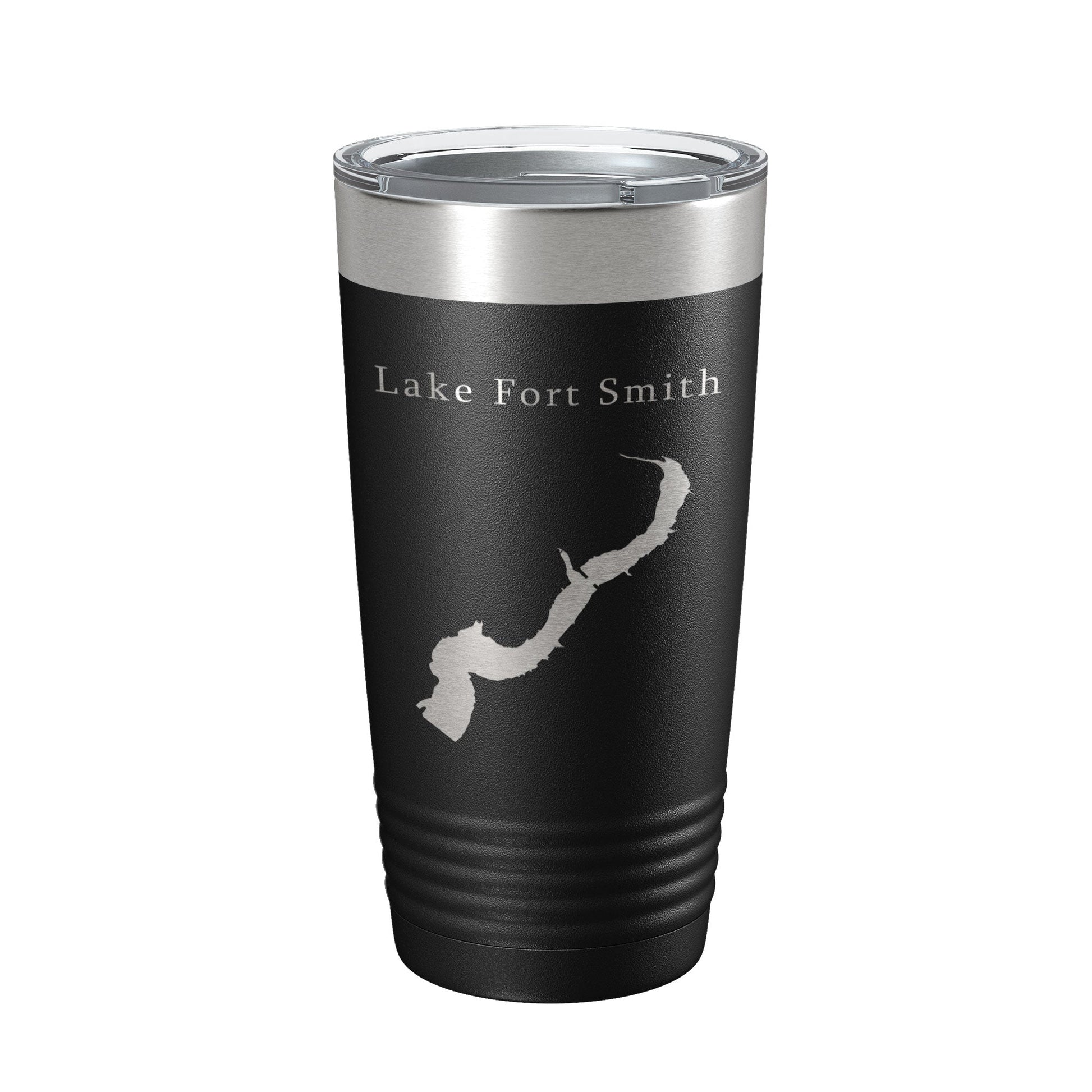 Lake Fort Smith Map Tumbler Travel Mug Insulated Laser Engraved Coffee Cup Arkansas 20 oz-5