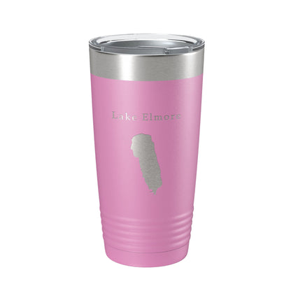 Lake Elmore Map Tumbler Travel Mug Insulated Laser Engraved Coffee Cup Vermont 20 oz-14