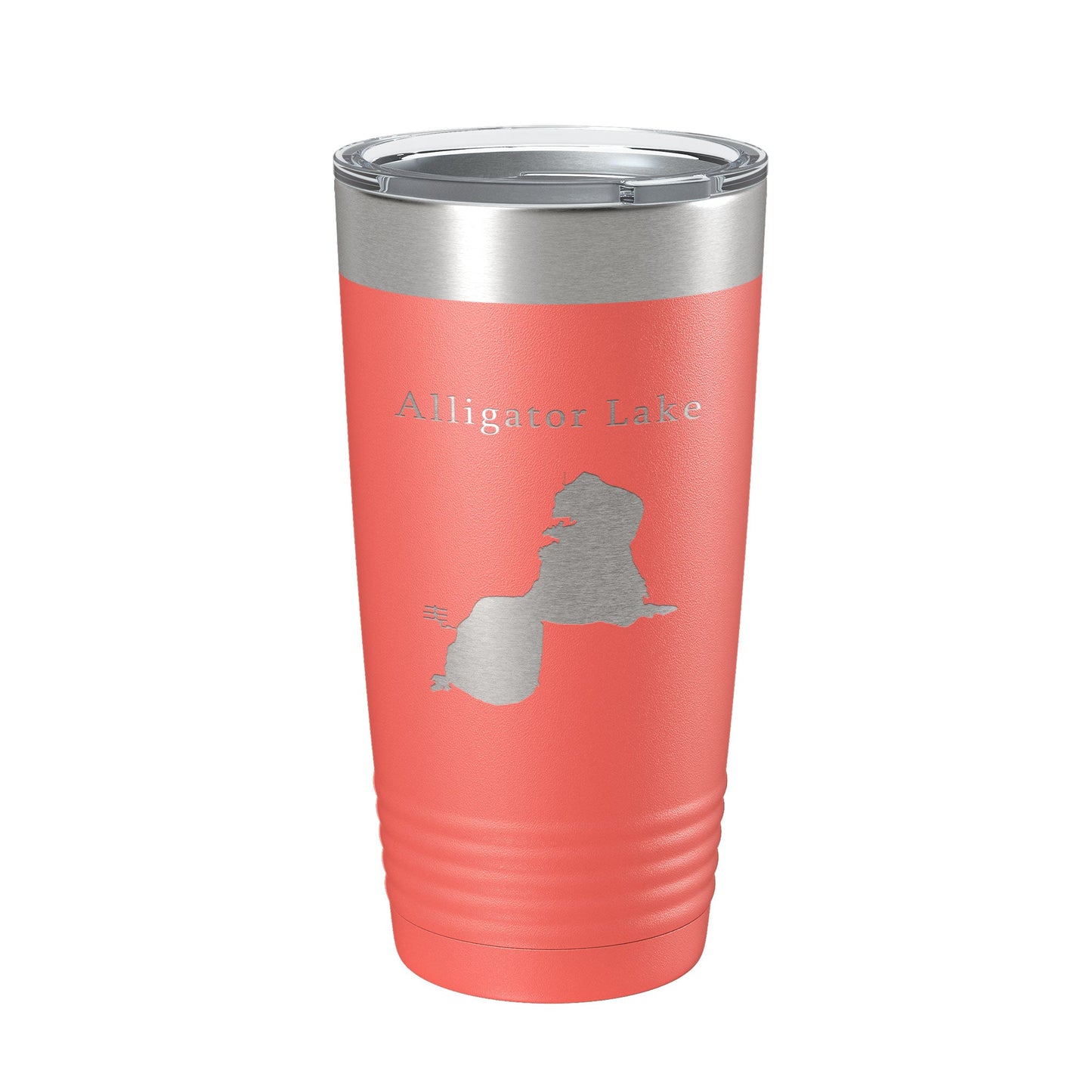 Alligator Lake Map Tumbler Travel Mug Insulated Laser Engraved Coffee Cup Osceola Kissimmee Florida 20 oz-20