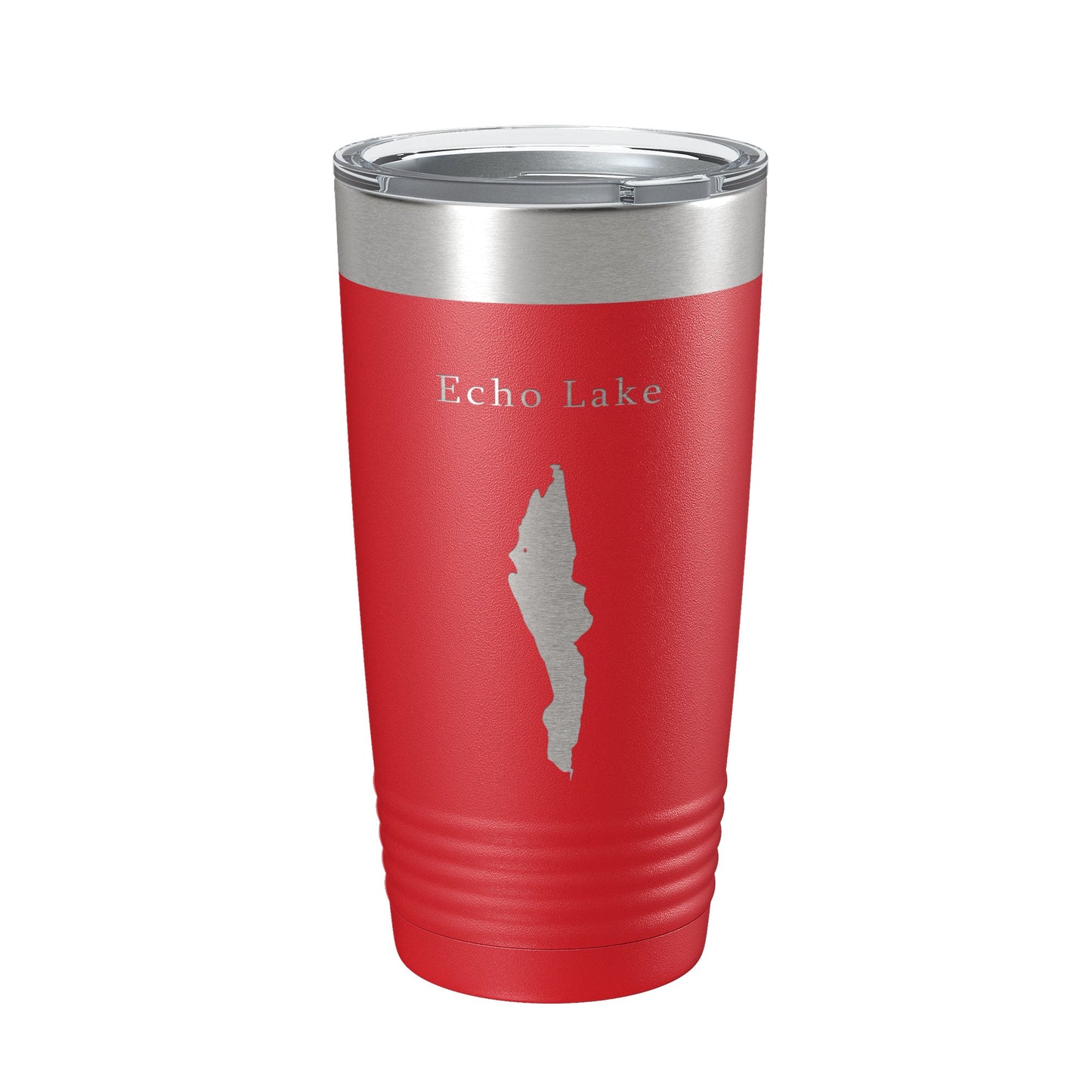 Echo Lake Map Tumbler Travel Mug Insulated Laser Engraved Coffee Cup Acadia Maine 20 oz-10