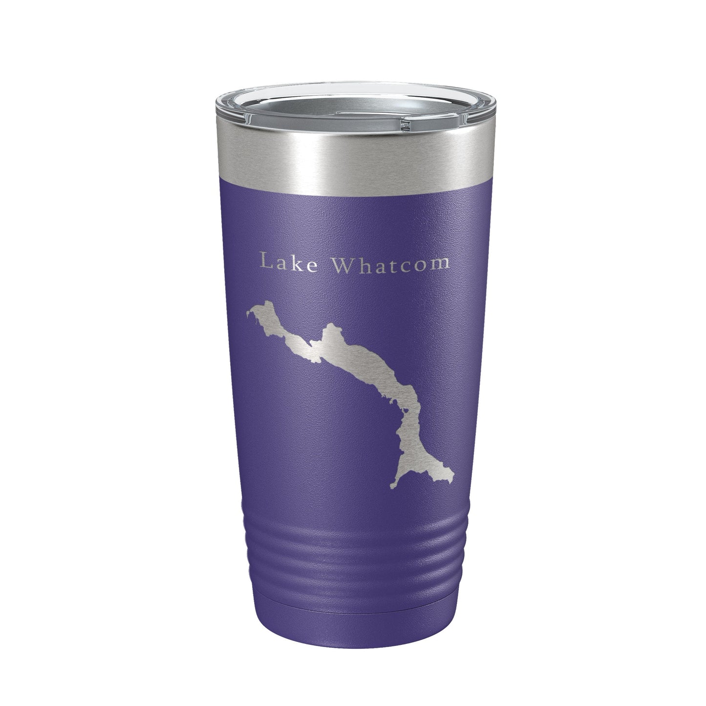 Lake Whatcom Map Tumbler Travel Mug Insulated Laser Engraved Coffee Cup Washington 20 oz-15