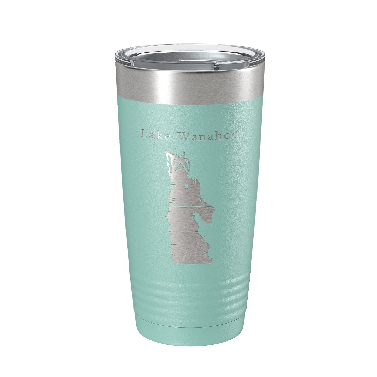 Lake Wanahoo Map Tumbler Travel Mug Insulated Laser Engraved Coffee Cup Nebraska 20 oz-12