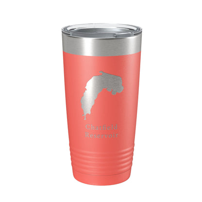 Chatfield Reservoir Tumbler Lake Map Travel Mug Insulated Laser Engraved Coffee Cup Colorado 20 oz-20