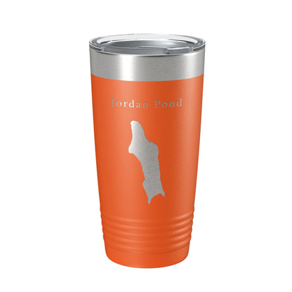 Jordan Pond Tumbler Lake Map Travel Mug Insulated Laser Engraved Coffee Cup Acadia Maine 20 oz-17