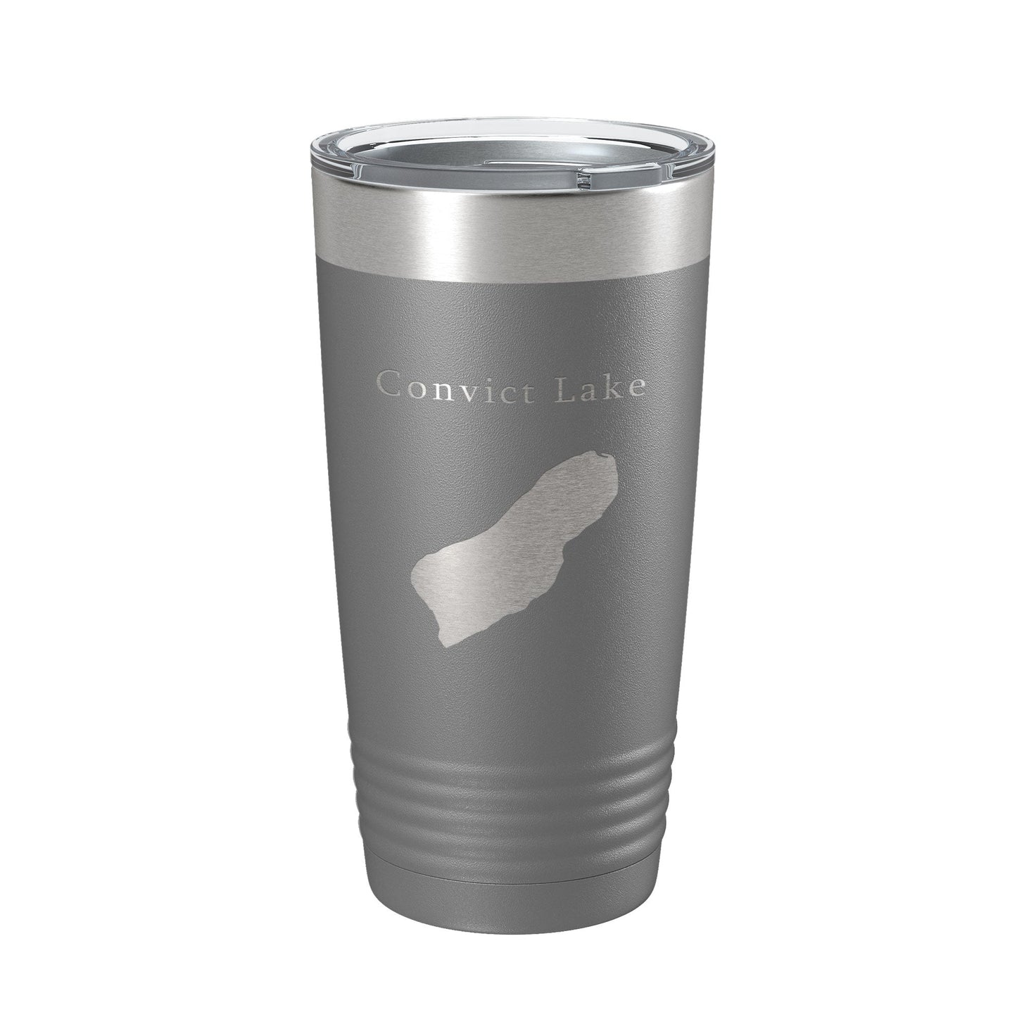 Convict Lake Map Tumbler Travel Mug Insulated Laser Engraved Coffee Cup California 20 oz-16
