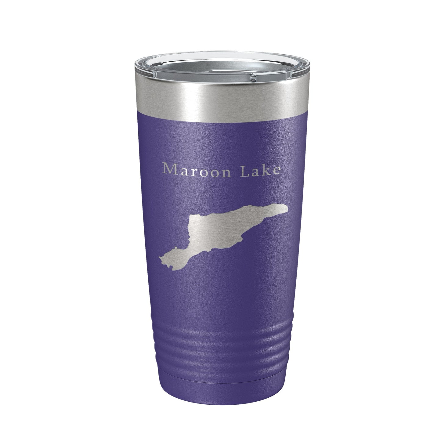 Maroon Lake Map Tumbler Travel Mug Insulated Laser Engraved Coffee Cup Colorado 20 oz-15