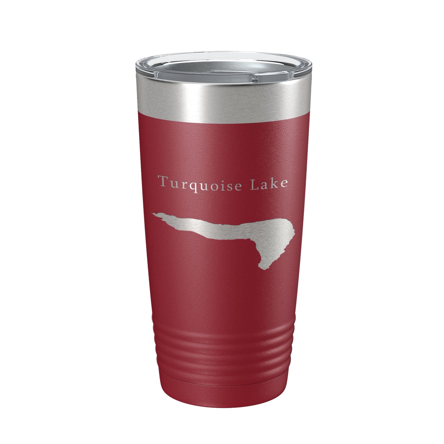 Turquoise Lake Map Tumbler Travel Mug Insulated Laser Engraved Coffee Cup Colorado 20 oz-18
