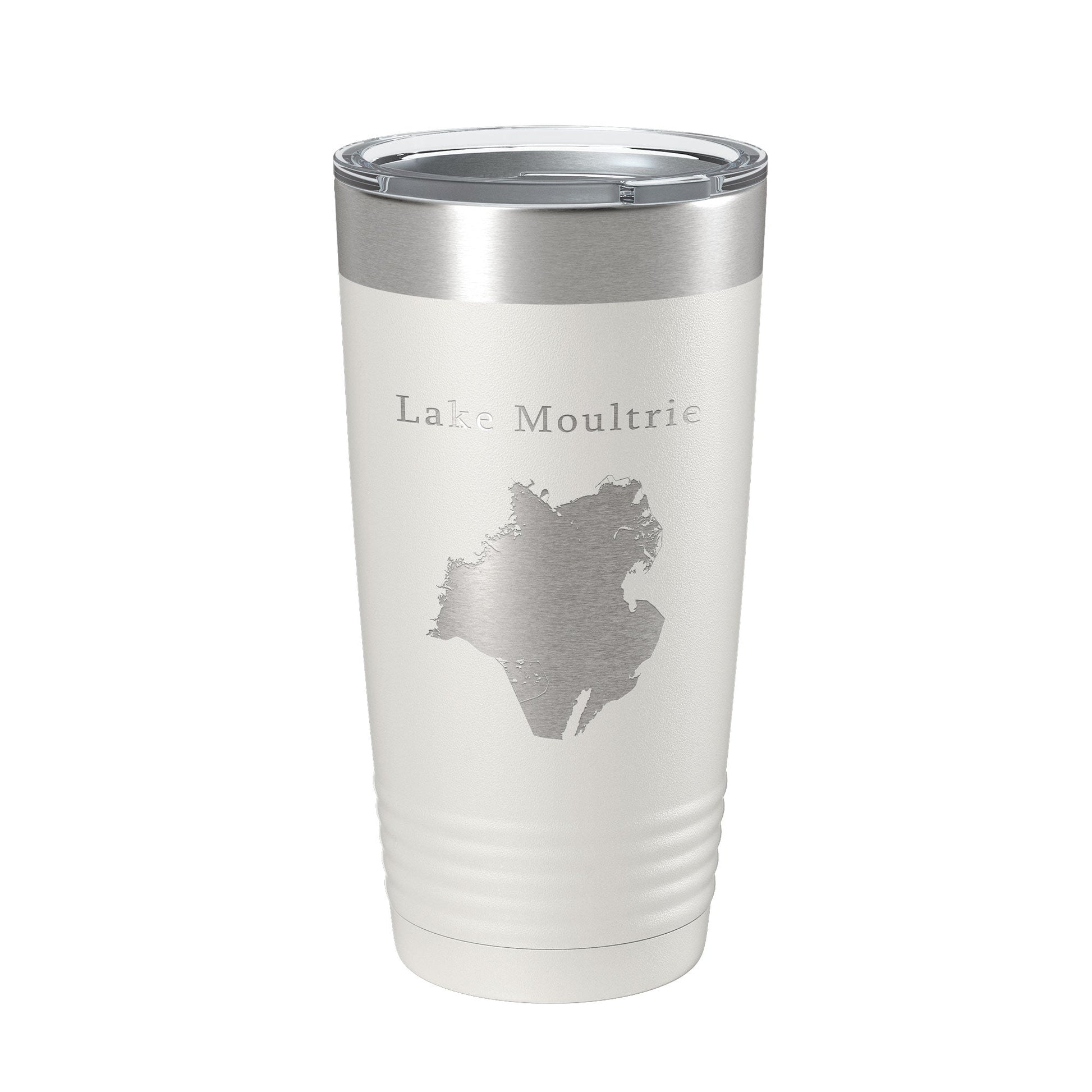 Lake Moultrie Map Tumbler Travel Mug Insulated Laser Engraved Coffee Cup South Carolina 20 oz-1