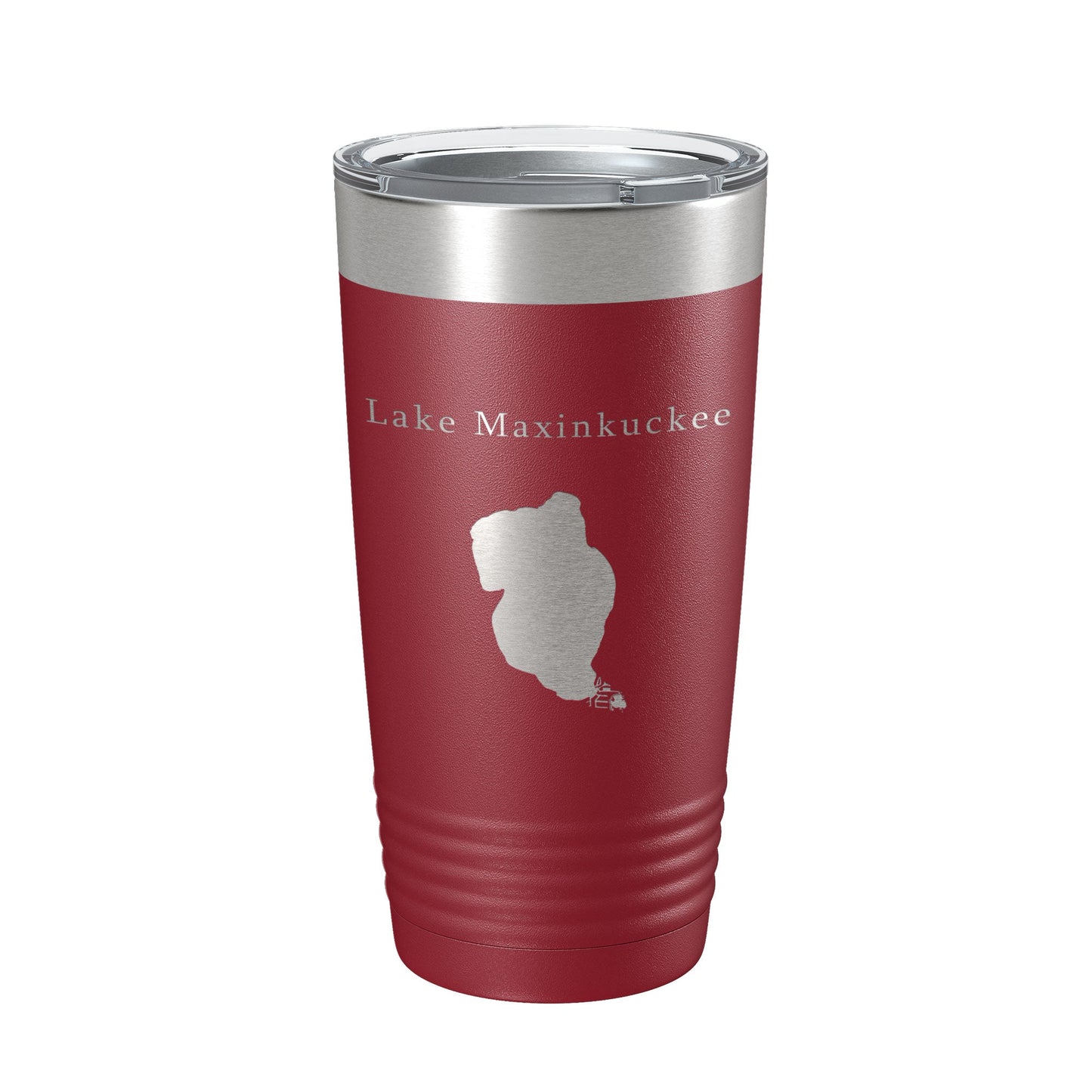 Lake Maxinkuckee Map Tumbler Travel Mug Insulated Laser Engraved Coffee Cup Indiana 20 oz-18