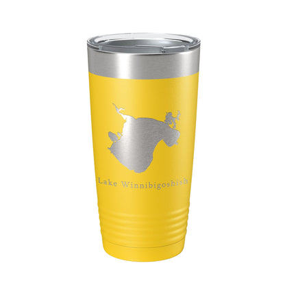 Lake Winnibigoshish Map Tumbler Travel Mug Insulated Laser Engraved Coffee Cup Minnesota 20 oz-19