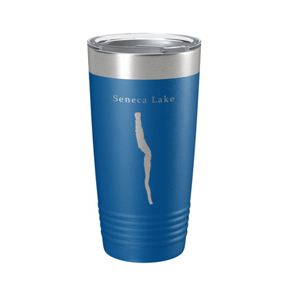 Seneca Lake Map Tumbler Travel Mug Insulated Laser Engraved Coffee Cup New York 20 oz-6