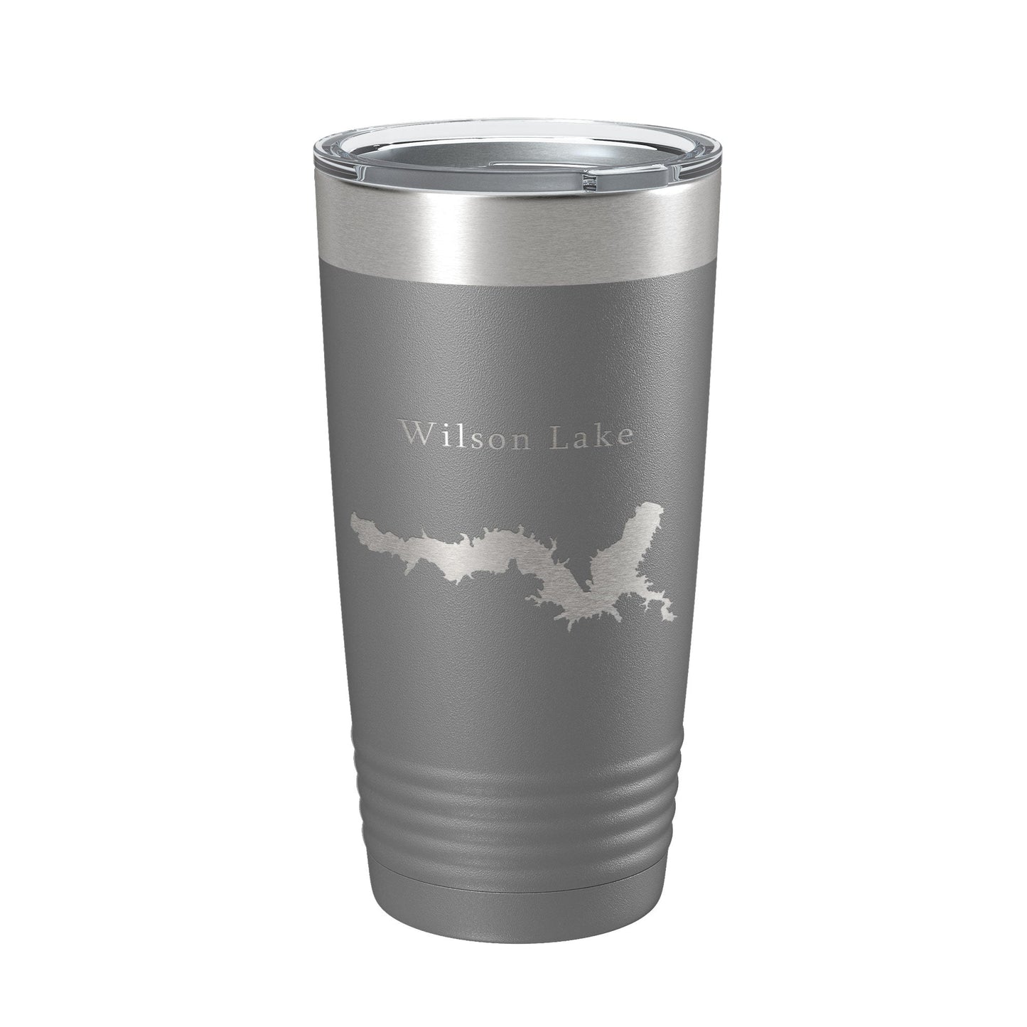 Wilson Lake Map Tumbler Travel Mug Insulated Laser Engraved Coffee Cup Kansas 20 oz-16