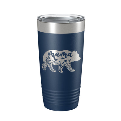 Mama Bear Tumbler Travel Mug Insulated Laser Engraved Coffee Cup Momma Mom Mother's Day Gift Cute 20 oz-8
