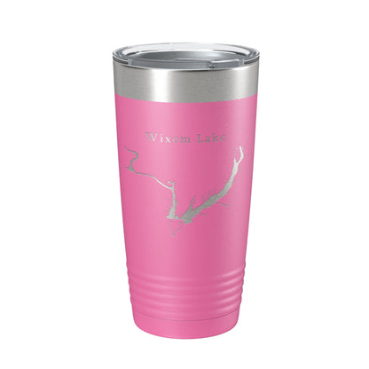 Wixom Lake Tittabawassee Map Tumbler Travel Mug Insulated Laser Engraved Coffee Cup Michigan 20 oz-11