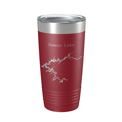 Boone Lake Map Tumbler Travel Mug Insulated Laser Engraved Coffee Cup Tennessee 20 oz-18