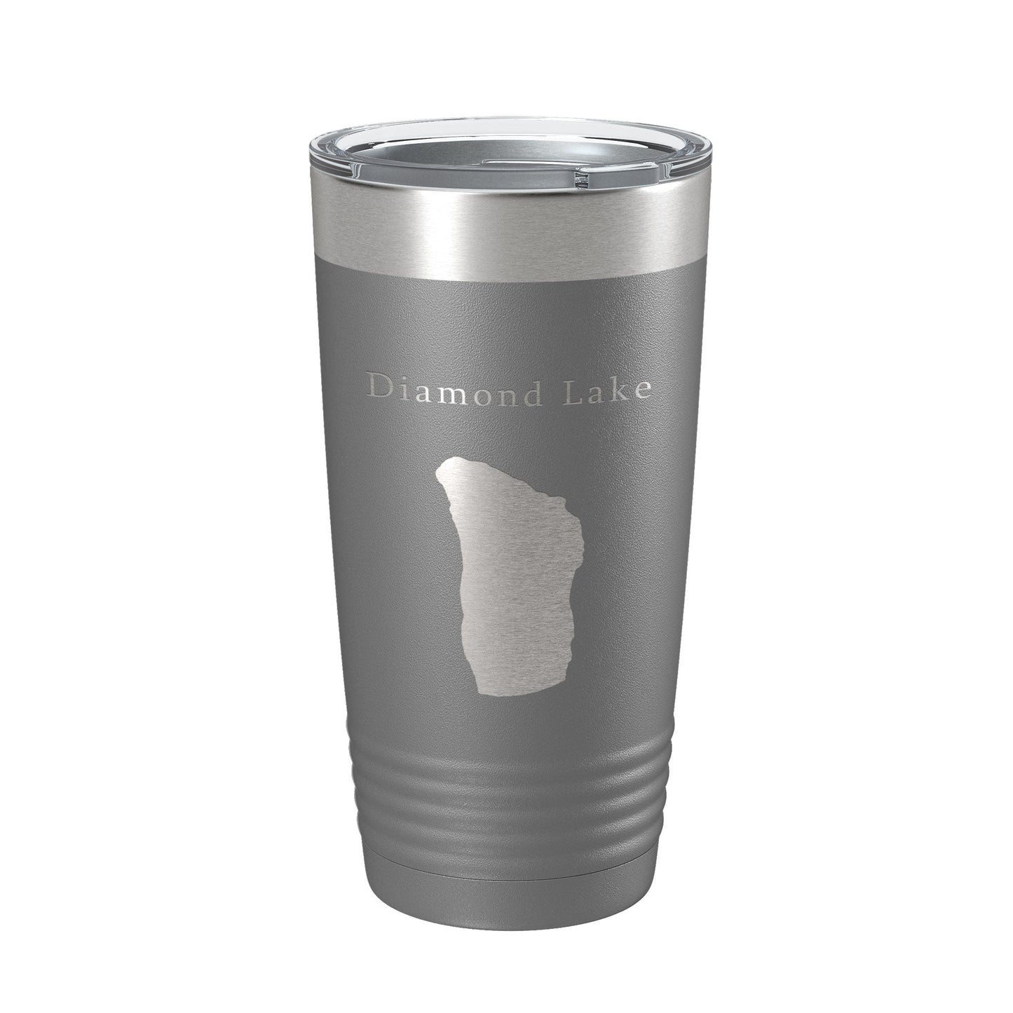 Diamond Lake Map Tumbler Travel Mug Insulated Laser Engraved Coffee Cup Oregon 20 oz-16