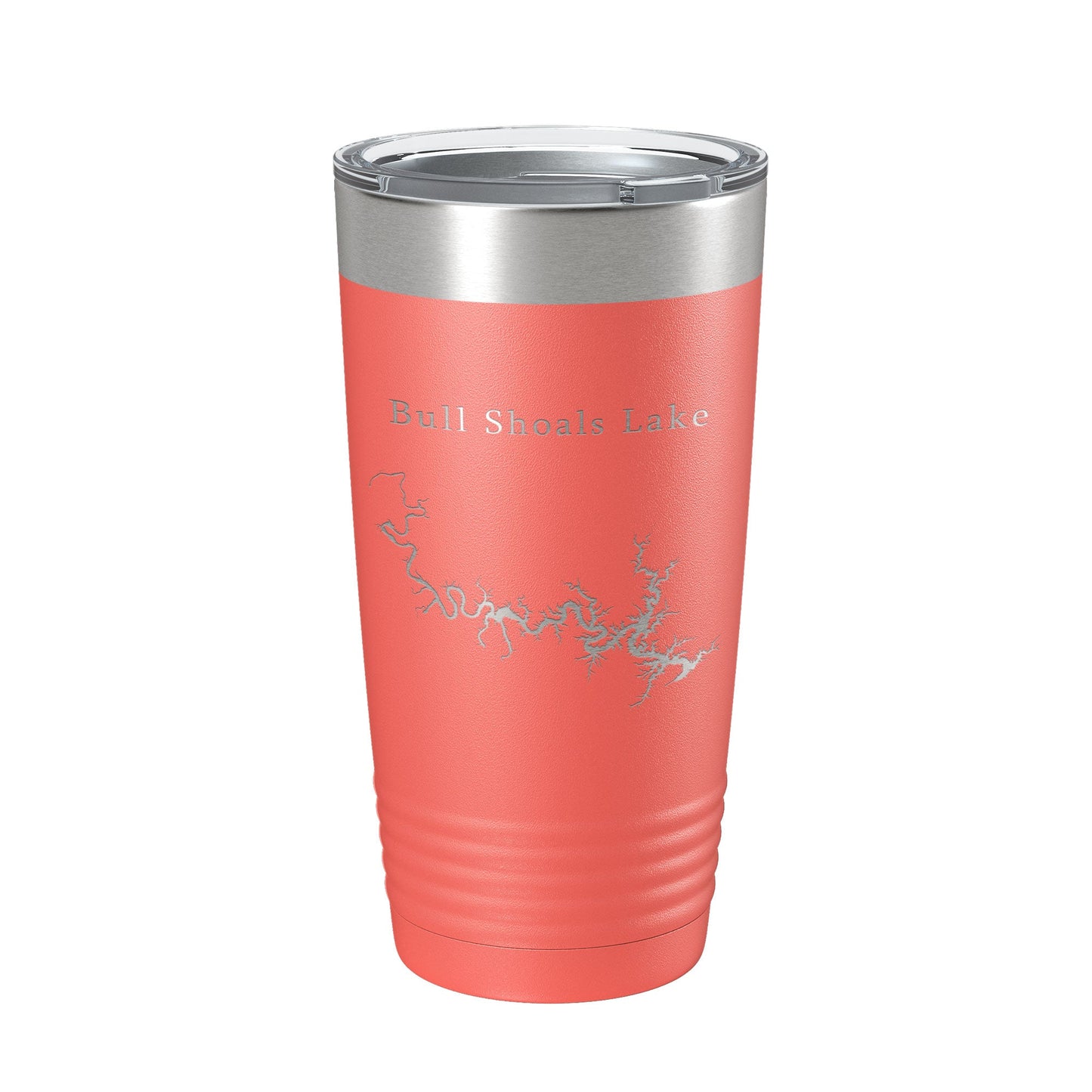 Bull Shoals Lake Map Tumbler Travel Mug Insulated Laser Engraved Coffee Cup Arkansas Missouri 20 oz-20