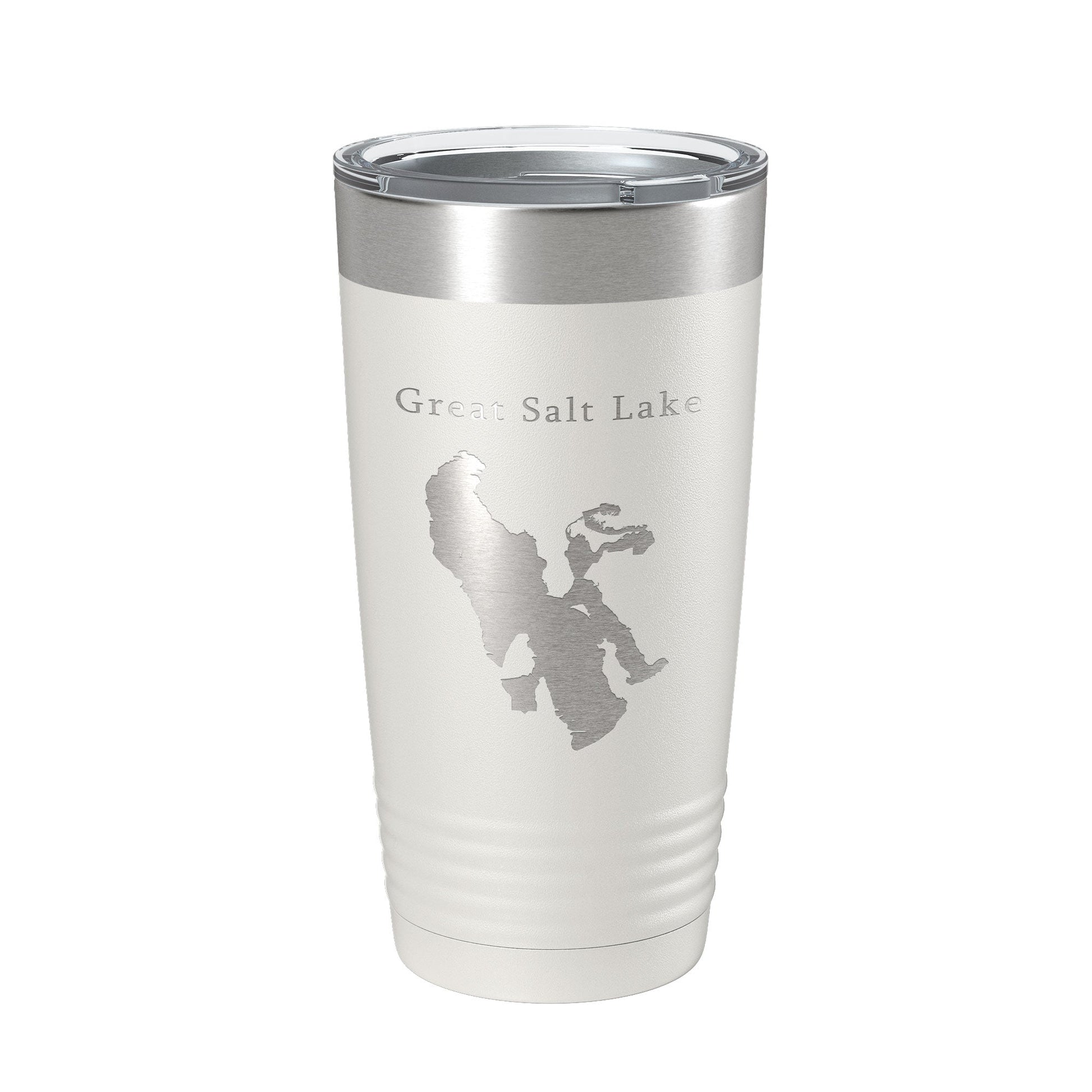 Great Salt Lake Map Tumbler Travel Mug Insulated Laser Engraved Coffee Cup City Ogden Utah 20 oz-1