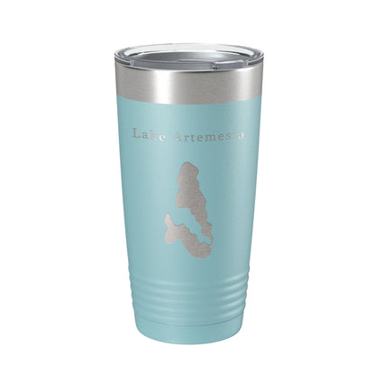 Lake Artemesia Map Tumbler Travel Mug Insulated Laser Engraved Coffee Cup Maryland 20 oz-13