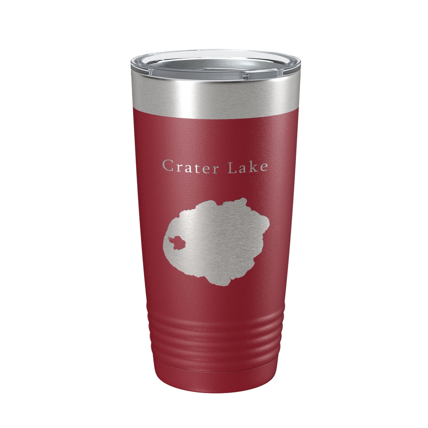 Crater Lake Map Tumbler Travel Mug Insulated Laser Engraved Coffee Cup Oregon 20 oz-18