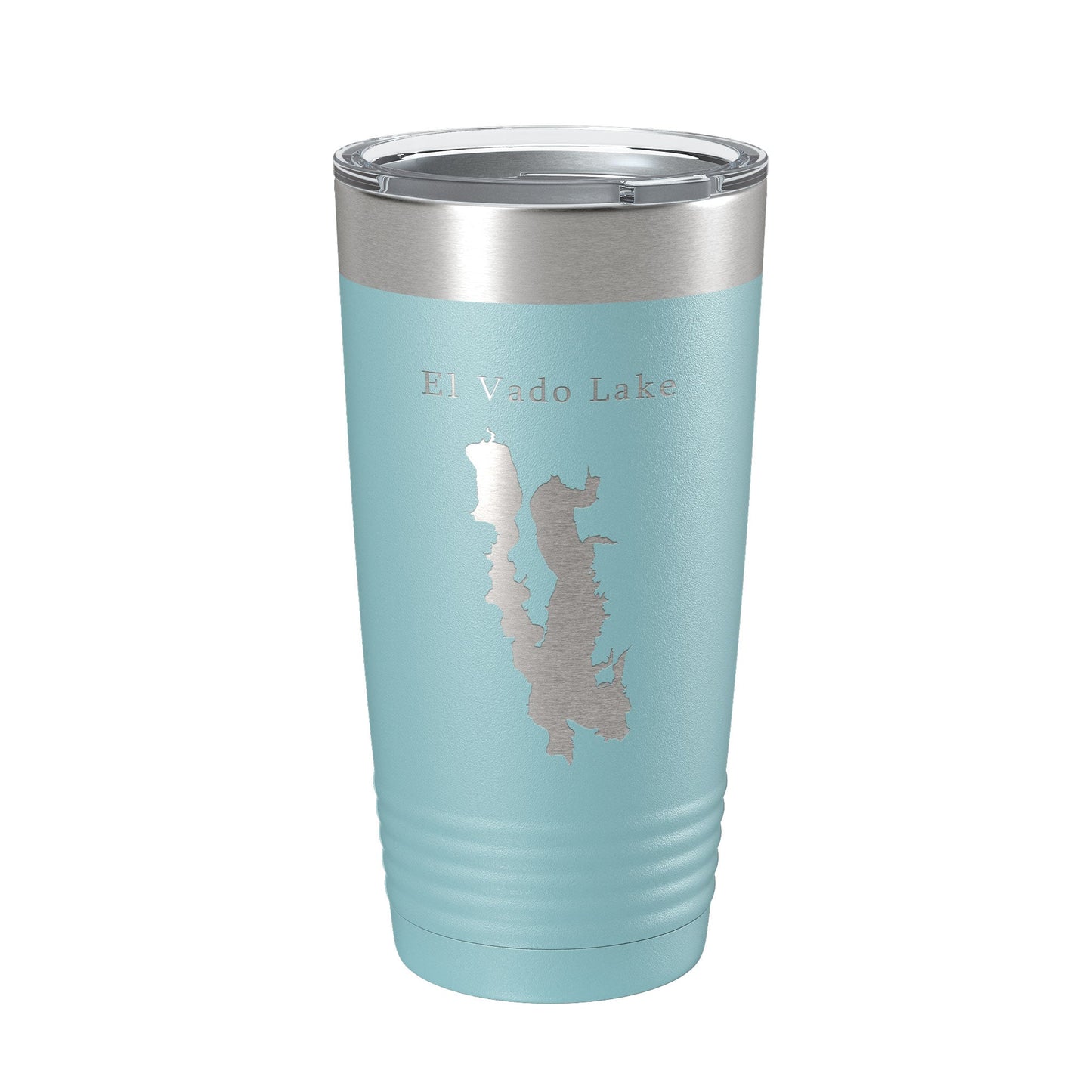 El Vado Lake Map Tumbler Travel Mug Insulated Laser Engraved Coffee Cup New Mexico 20 oz-13