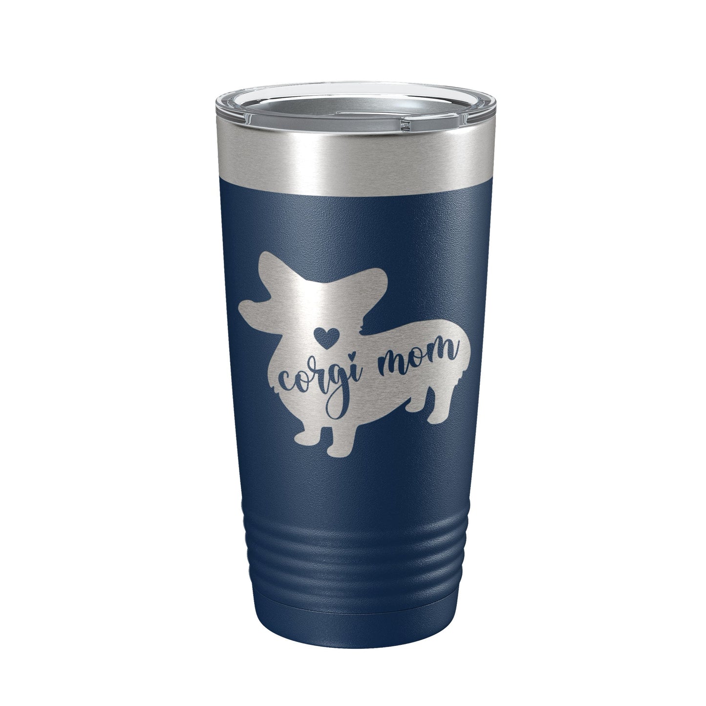 Corgi Mom Tumbler Dog Travel Mug Gift Insulated Laser Engraved Coffee Cup 20 oz-2