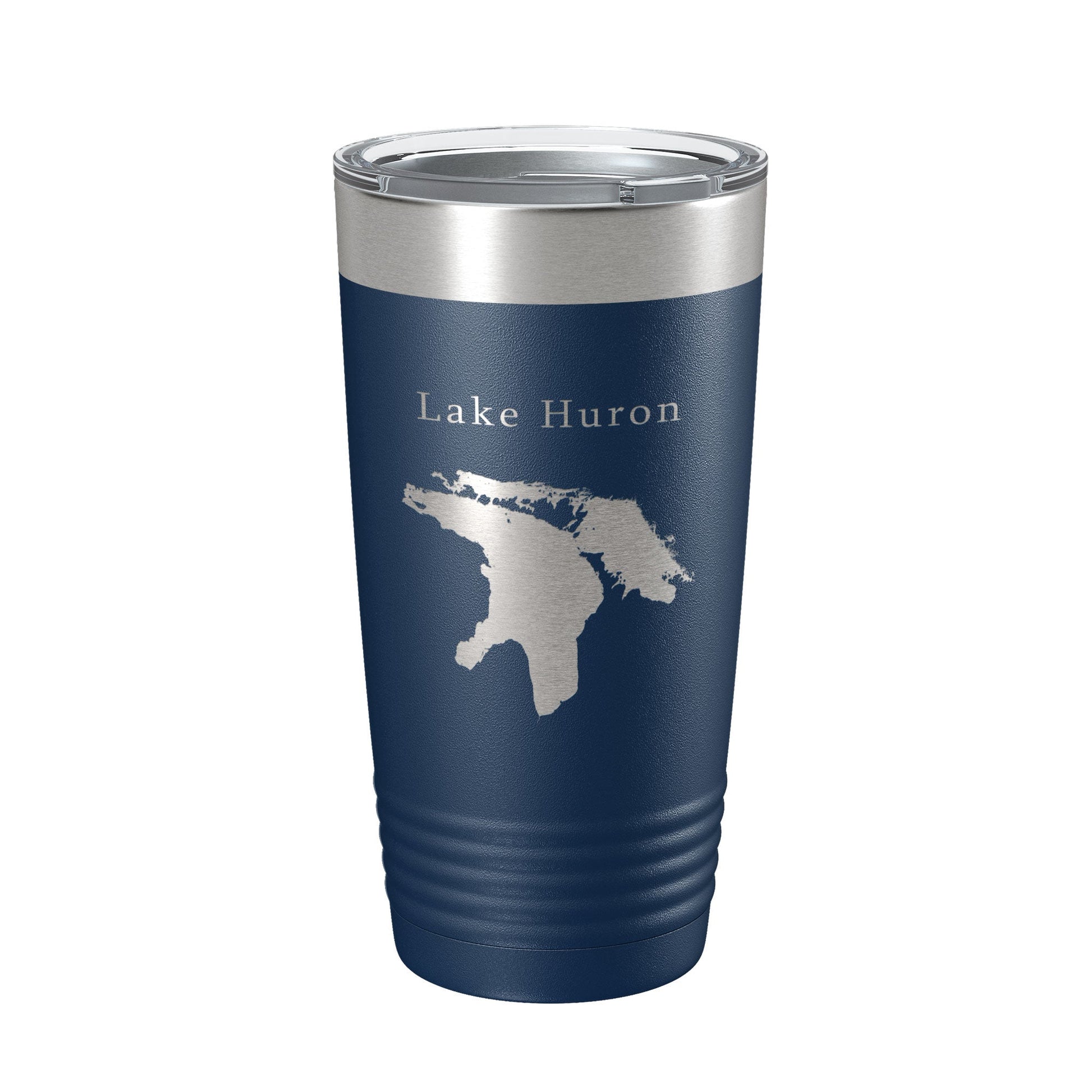 Lake Huron Map Tumbler Travel Mug Insulated Laser Engraved Coffee Cup Michigan Ontario 20 oz-2