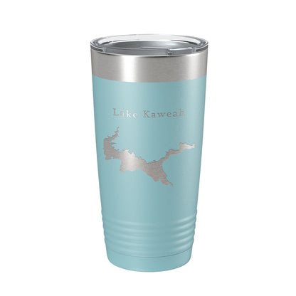 Lake Kaweah Map Tumbler Travel Mug Insulated Laser Engraved Coffee Cup California 20 oz-13